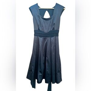 Jackie Jon Dress Black cocktail  Sz.10 Solid Formal